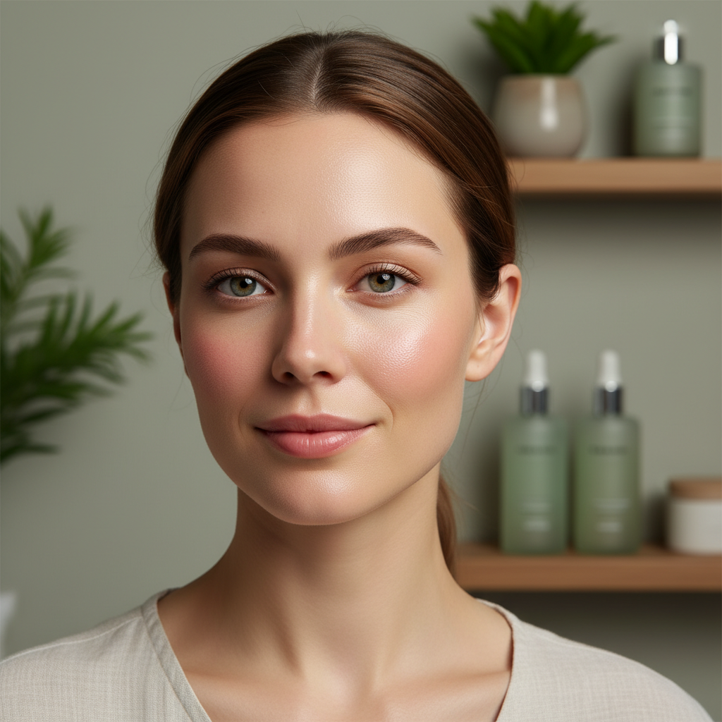 Texture de peau saine